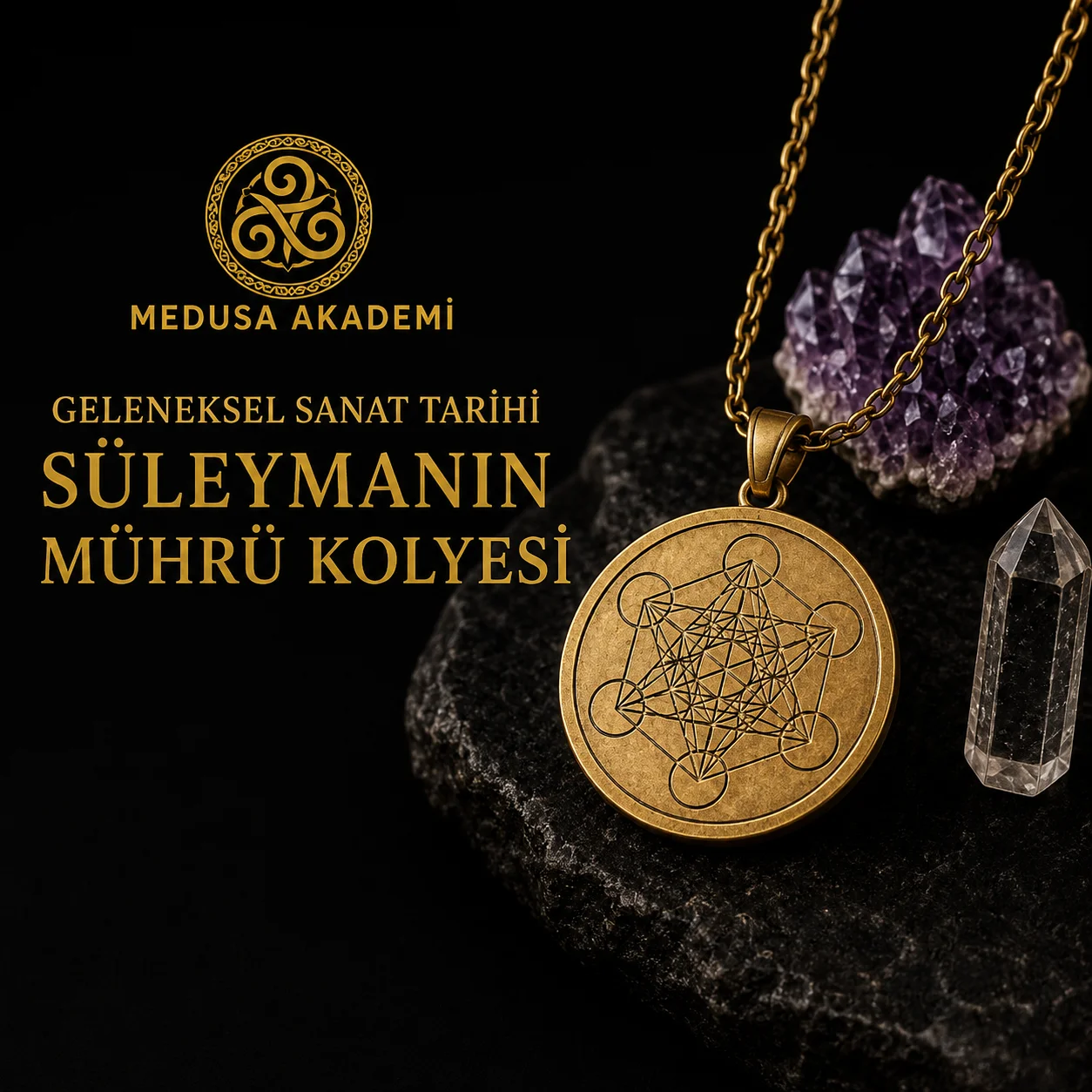 Süleyman’ın 44 Mührü Sembolizm Kolyesi