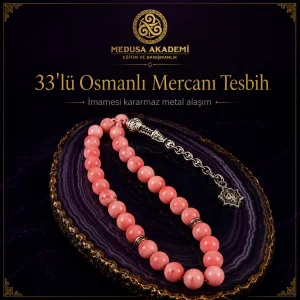 33'lü Osmanlı Mercanı Tesbih